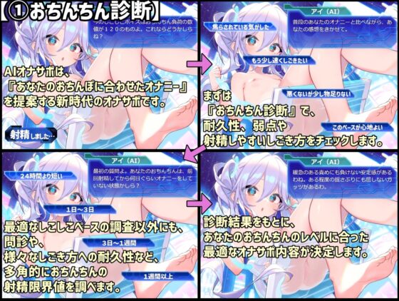 【PC&スマホアプリ搭載】おちんぽ学習型AIオナサポ～AI少女が《あなたのおちんぽの限界と弱点》を学習して《徹底的な射精寸前地獄》を味わわせる射精管理ASMRアプリ～ [桃狐の変態調教課題] | DLsite 同人 - R18