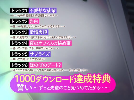 【KU100】いつも無愛想な部下に「先輩を見ているとムラムラが止まらない」と相談されまして!? [蜜愛ディザイア] | DLsite がるまに