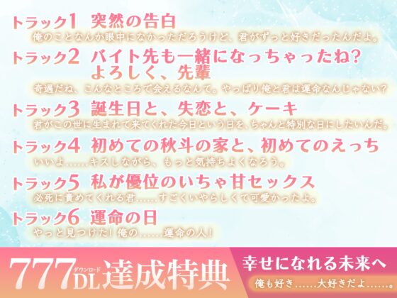 【KU100】純愛えっち×タイムリープ〜今度こそ、君と幸せな未来を〜 [狂愛プレジャー《執着×吐息》] | DLsite がるまに