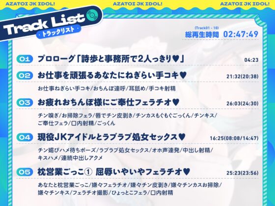 あざとい系JKアイドルがチンカス汚ちんぽに媚び媚びご奉仕してくれるお話♪【KU100】(ホロクサミドリ) - FANZA同人