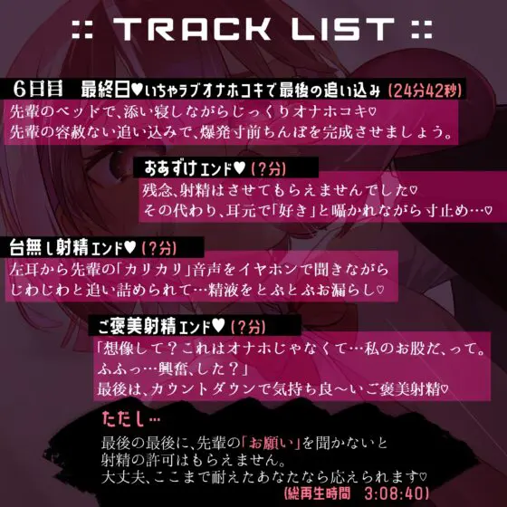 【寸止め2.5時間超】甘サド先輩と付き合う条件は貞操帯～ねちっこい焦らし寸止めにひたすら耐える射精管理～【KU100】 [ずしたま本舗] | DLsite 同人 - R18