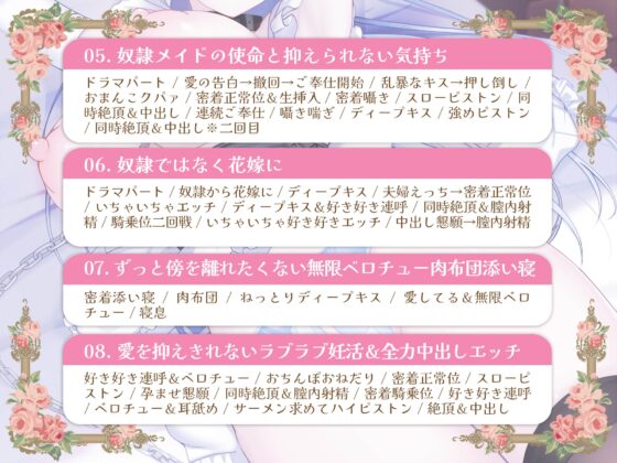 クールな奴○メイド令嬢とのビジネスエッチ→ラブ堕ち性活～没落貴族が事務的ご奉仕してたけど本気の愛を隠しきれなくて全力中出しラブラブ妊活エッチ始めちゃいます～ [エモイ堂] | DLsite 同人 - R18