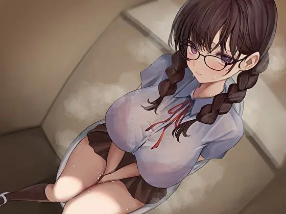 影が薄いド陰キャJKの危険な趣味は男子トイレで1人エッチ…見つけた僕は共犯者！？スリルにハマって内緒のハラハラ校内射精(あまとろすいーつ) - FANZA同人