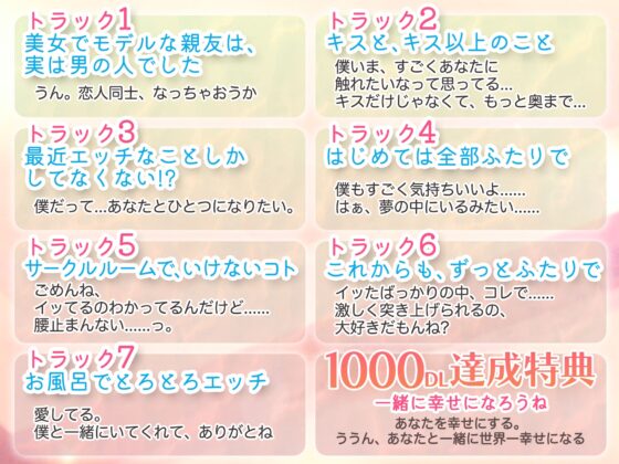 【KU100】大人気モデルの友達はちゃんと立派なオス♂でした〜女の子だと思ってた彼に、抜かずの密着エッチで抱かれる話〜 [狂愛プレジャー《執着×吐息》] | DLsite がるまに