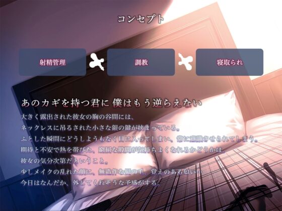 貞操帯カギ管理による寝取られマゾ彼氏の正しい育て方 [被支配中毒] | DLsite 同人 - R18