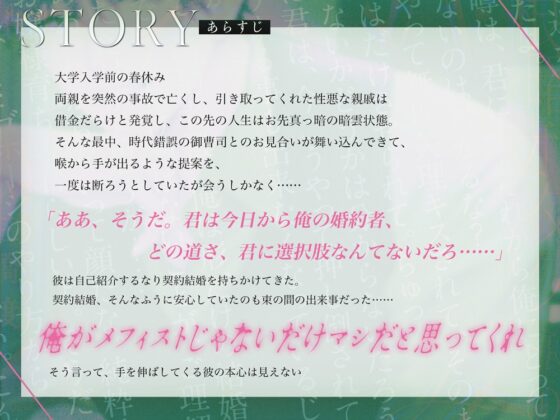 エリート御曹司様の狂愛 〜時代錯誤の契約結婚⁉偏愛サイコパスの執着セックス〜 [cobaye:] | DLsite がるまに