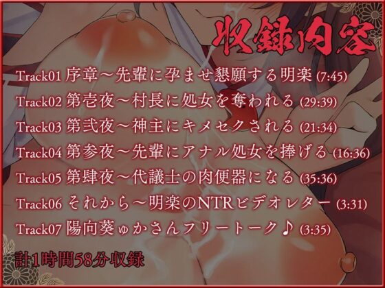 【巫女/NTR】孕み巫女 悦 妊娠するまで村人たちにおまんこと尻穴を蹂躙される少女【KU100ハイレゾ】(居酒屋少女) - FANZA同人