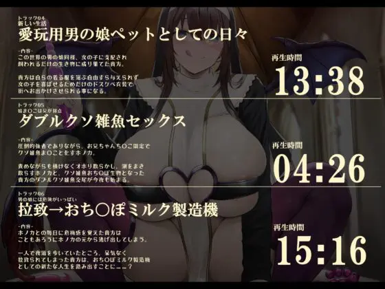 【無様/オホ声】300cm越えの『デカ女』に支配された世界で 妹専用絶対服従クソ雑魚おち〇ぽペットに堕ちる兄―誓いのダブルクソ雑魚セックス― [黒月商会] | DLsite 同人 - R18