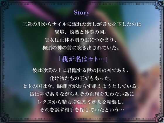 神罰 迷える魂を神の導きでわからせる 「これは人であった事を後悔し罪を解らせる為の儀式である」 異境神セト編 [ラセル] | DLsite がるまに