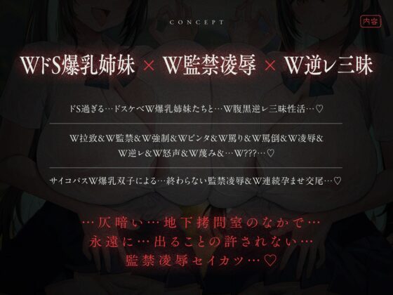 【3時間×WドS姉妹×W監禁凌○】6年ぶりに帰郷したボクは幼馴染に犯され貪り尽くされる…ドスケベ爆乳ドS姉妹のW凌○監禁性活♪【過去作が30%オフになるクーポンつき!】 [マヨタマ] | DLsite 同人 - R18