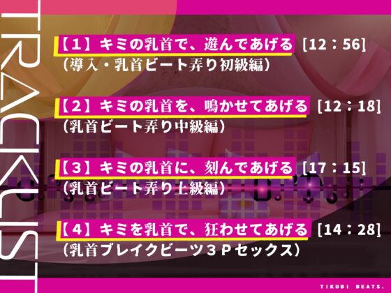 【かんたん乳首開発】乳首ビーツ!～音に合わせて「ぜったいに」手が止められない!ガクガク膝が震えてよだれを垂れ流す新感覚の乳首開発!!～ [シロイルカ] | DLsite 同人 - R18