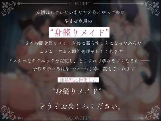 身籠りメイド 雌耐性ゼロのお坊っちゃまのペニスは私が責任をもって搾り取らせていただきます 女慣れしていない雄雑魚の為に派遣された子作り専用事務的どすけべメイド [ふぇち部] | DLsite 同人 - R18