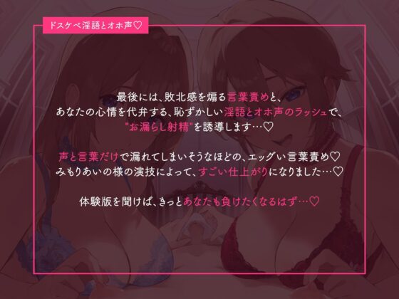 乳首オナサポでおちんぽ屈服してお漏らし射精させられる音声♪(なまもみたまご) - FANZA同人