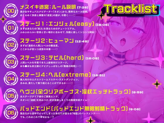 【オナサポ音ゲー】音シコ!メスイキ迷宮～前立腺オナ感度までチートLV.アップしてしまう究極のシコゲー～【動画ゲーム付き】 [空心菜館] | DLsite 同人 - R18