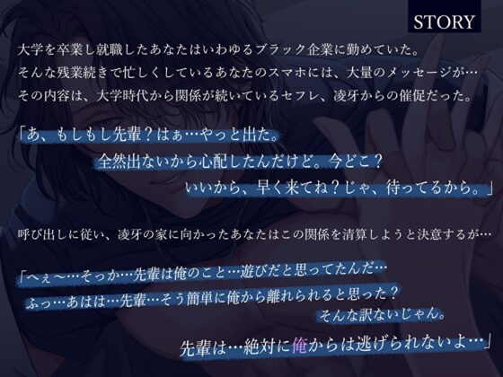 【ドS溺愛】愛が重すぎ後輩セフレに別れを告げたら…泣き叫んでも連続絶頂アクメ責めで”俺の形”にされました [バタリンコちゃん] | DLsite がるまに