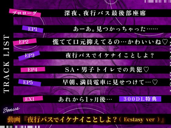 【痴辱動画つき】リョウ君とアブナイ声がまんエッチ 〜 夜行バスでイケナイことしよ? 〜 密着♦️鬼ピス♦️恥辱♦️ドM開発♦️変態覚醒 [Honey Parfum] | DLsite がるまに