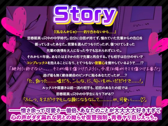 【光堕ち確定】「オナホがそんな可愛い顔をするな!」～あなた以外じゃ勃たなくなった!?プライド激高エリート男との再会復讐溺愛ダダ漏れ強○えっち～ [くろまっと] | DLsite がるまに