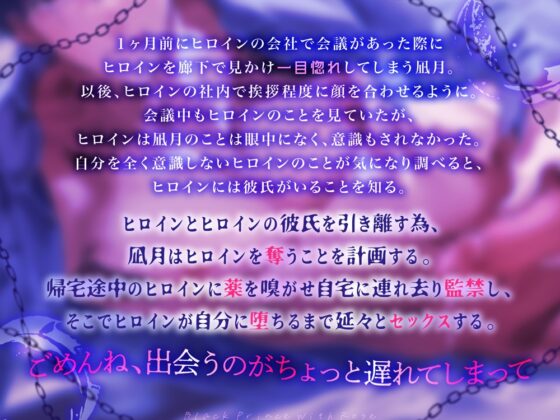 凪月くんのデカちんぽに連続ピストンされてメス堕ち敗北～ハイスペック男子に監禁わからセックスされて寝取られました [Black Prince With Rose] | DLsite がるまに