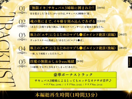 サキュバス∞射精!⚠禁断⚠【無限に「イク」技術】チャレンジ!連続オーガズム【ルインド台無し発射】 [空心菜館] | DLsite 同人 - R18