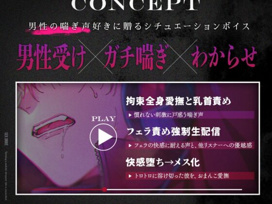 ドS系人気イケカテASMR配信者をM堕ちさせてみた【過激喘ぎ男性受け】 [セックスドライブ] | DLsite がるまに