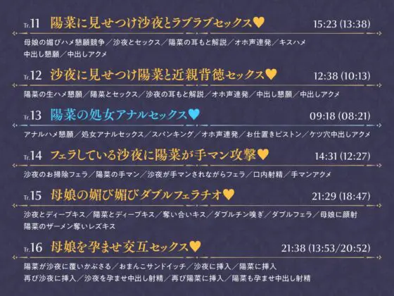 巨乳ドスケベお嬢様とその娘がチンカス汚ちんぽに媚び媚びご奉仕してくれるお話♪【KU100】(ホロクサミドリ)|FANZA同人