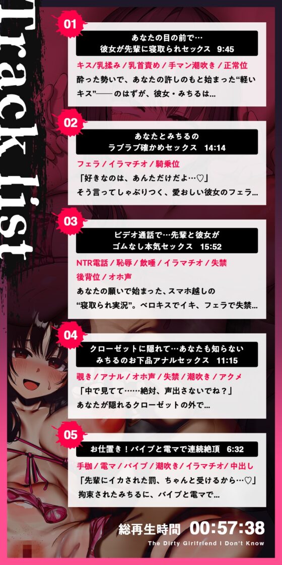 【寝取らせ】ボクの知らない卑猥な彼女～激しく喘ぐ下品な声に鬱勃起～【背徳感】 [脳とりがー] | DLsite 同人 - R18