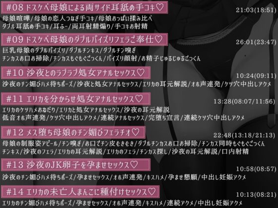 巨乳ドスケベお嬢様とその母親がチンカス汚ちんぽに媚び媚びご奉仕してくれるお話♪【KU100】(ホロクサミドリ)|FANZA同人