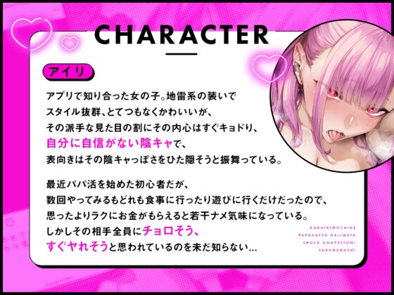 【オナペット調教×全編オホ声】軽い気持ちでパパ活始めた少女をオナペットにする話 [studio'K] | DLsite 同人 - R18