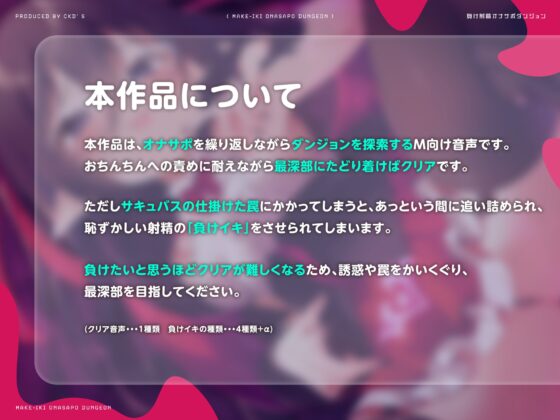 負けイキオナサポダンジョン [CKD's] | DLsite 同人 - R18
