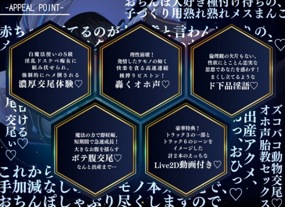 【Live2D動画付き】勇者パーティーを追放された白魔法使いは、年中発情繁殖交尾狂いのS級ドスケベ痴女でした。 [フォレスト・キャラバン] | DLsite 同人 - R18