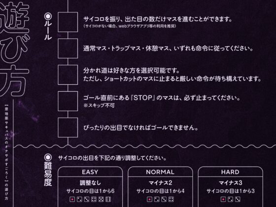 意地悪サキュバスのオナサポすごろく [シルトクレーテ] | DLsite 同人 - R18