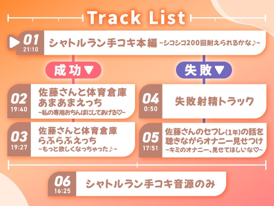 【14日間限定購入特典】令和最新版・体力テスト 〜シコシコ耐えられたら専用おちんぽにしてあげる♪ [三度の飯よりフェチが好き] | DLsite 同人 - R18