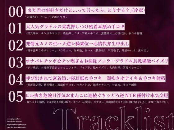 【背徳逆NTR/期間限定差分イラスト付き】清楚JKグラドルになったムチムチ長乳元カノの誘惑逆NTR〜彼女に内緒の極上背徳浮気生交尾〜【KU100】(ろまあぽ)|FANZA同人