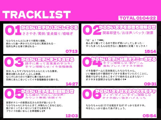【即落ちおほ】からかい女子はオタクのオモチャ 童貞バカにしてたら即ハメ卒業された上にマゾバレして最悪。 雑にまんこで遊ばれるようになって悔し気持ちぃJKちひろ♪ [この祭には終わりがないといわれていた] | DLsite 同人 - R18