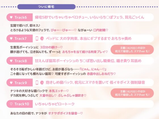 【生スマホ収録】生意気ナツキ(20)性欲増長中♪ ～出先で届く、ボーイッシュ彼女の生オナ音声♪ 寝バックで仕返し、低イキボイス強○録音♪～ [ライオクライオ] | DLsite 同人 - R18