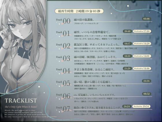 【雨音ASMR】ギャルと放課後と、雨雫。 [ろんりーわん] | DLsite 同人 - R18