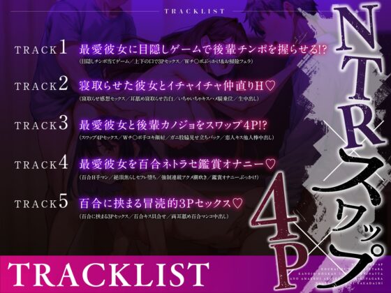 【NTR×スワップ×4P】後輩に寝取らせたら彼女交換することになった～彼女の甘エロい喘ぎ声を聞きながらダウナーギャルに中出し [コロコエ] | DLsite 同人 - R18