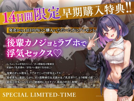 【NTR×スワップ×4P】後輩に寝取らせたら彼女交換することになった～彼女の甘エロい喘ぎ声を聞きながらダウナーギャルに中出し [コロコエ] | DLsite 同人 - R18