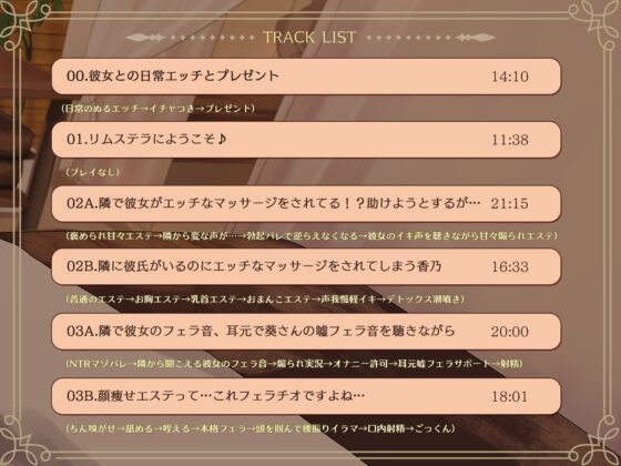 カップルNTRエステ～隣でイキ狂う彼女の声と、僕を弄ぶ天使の囁き～ [ぬすみみみ。] | DLsite 同人 - R18