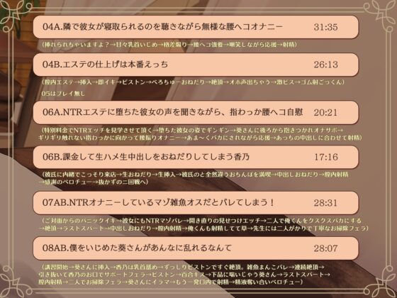 カップルNTRエステ～隣でイキ狂う彼女の声と、僕を弄ぶ天使の囁き～ [ぬすみみみ。] | DLsite 同人 - R18