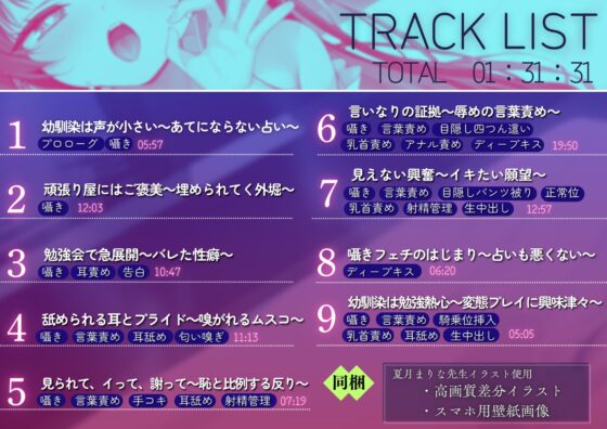 【販売より14日間！早期購入5大特典付き】声が小さい幼馴染が俺の性癖に合わせて言葉責め【全編囁きたっぷり・KU100】 [potte] | DLsite 同人 - R18
