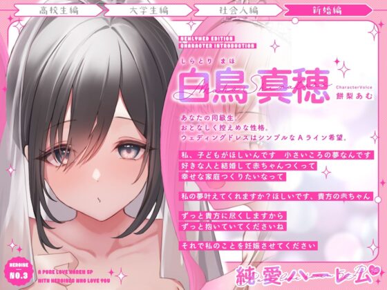 1番に孕みたい妻達とラブラブ新婚ハーレム〜中出し当番制で円満子作り5P性活〜(うこんちゃん☆かんぱにぃ)｜FANZA同人