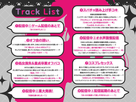 超人気VTuber#ひめにゃ(本物●●)とガチ恋オフパコ♪〜オタ媚び貢がせ配信の裏で地味ロリ彼女とオホ声生ハメ三昧〜(ろりぽっぷらんど)|FANZA同人