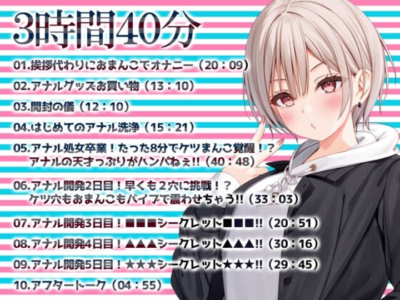 ★尻穴マニア（´∀｀（⊃＊⊂）実演アナル処女卒業！からの肛門開発日記5DAYS★ごはんちゃん★お尻の穴をトロトロ淫乱ケツまんこに調教しちゃおう大作戦♪(DragonMango)｜FANZA同人