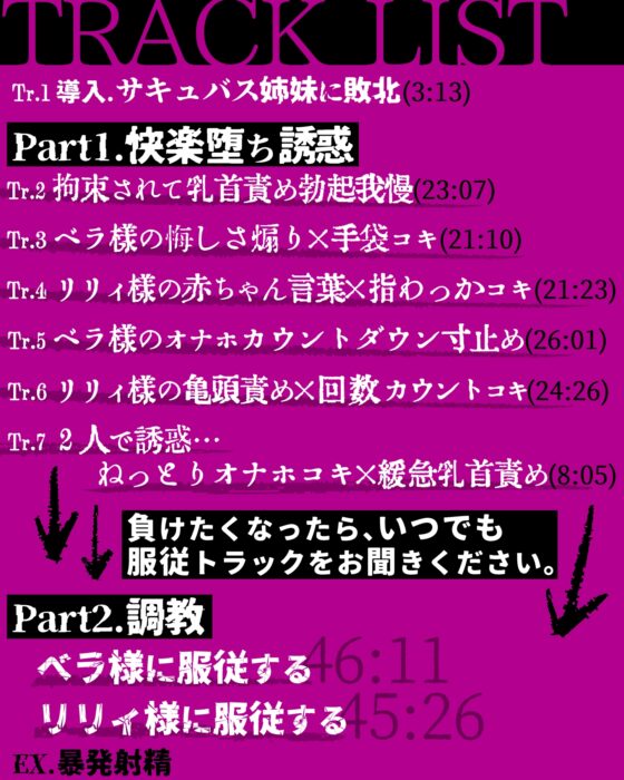 【総再生時間3h40m】つよつよ淫魔に敗北&調教～マゾ乳首責め×寸止め地獄で快楽堕ち～【乳首カリカリ特化】 [ずしたま本舗] | DLsite 同人 - R18