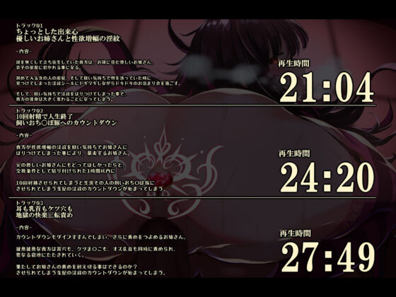 貴方の街の淫紋屋さん―暗めのお姉さん×性欲増幅の淫紋=支配の淫紋で逆レ＆ショタち〇ぽ家畜堕ちEND編―【1時間以内に10回射精で人生終了】(黒月商会)｜FANZA同人