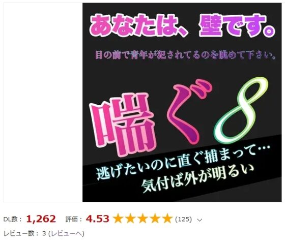 3th Anniversary 始めて僕のボイスを聞く貴方へ捧ぐ『喘ぎ』13本！！約278分 ≪男性受け！中出し！無理矢理！連続イキ！アナル責め！複数プレイ！失神&泣き！≫ [新騎の4回戦目] | DLsite がるまに