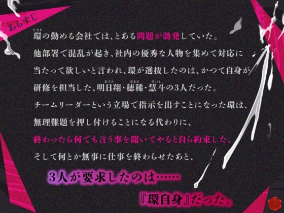 後輩たちの出した条件 ～先輩のカラダ、俺らに下さい?～ [ヴァント-wand-] | DLsite がるまに