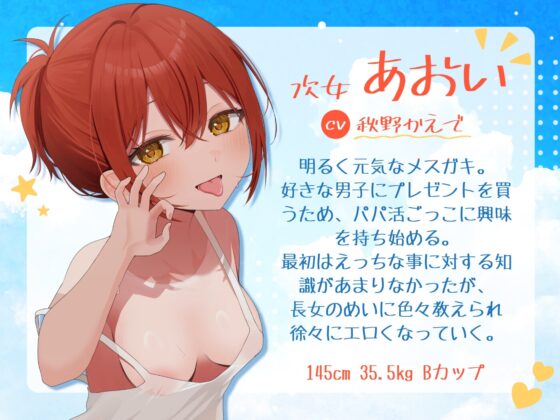 【お下品特化】パパ活ごっこ♡おじさんざっこぉ～♡姪っ子メ○ガキ三つ子に搾られまくる、俺の夏。【マゾ向け】 [カミヒトエ] | DLsite 同人 - R18