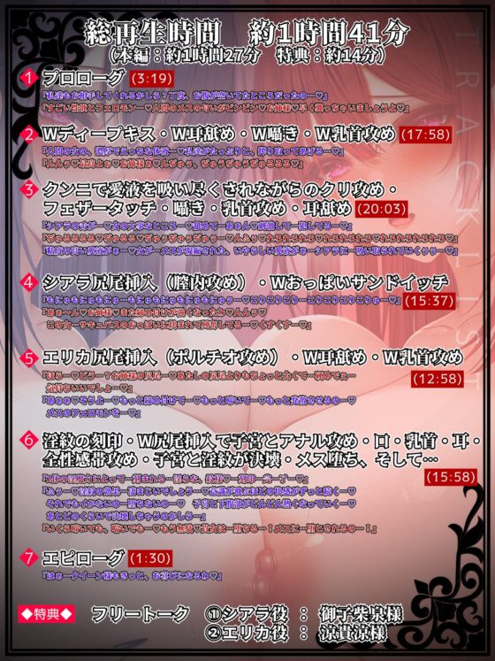 【KU100】『百合サキュバス姉妹』に襲われる貴女…2体の上級淫魔に抵抗不可能でレズレ〇プ…！?メス堕ち、そして…××堕ち！ [ゆりしすたーず] | DLsite 同人 - R18